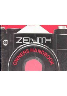 Zenith 11 manual. Camera Instructions.